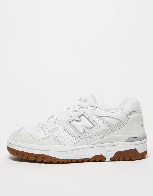 New balance white store rubber shoes