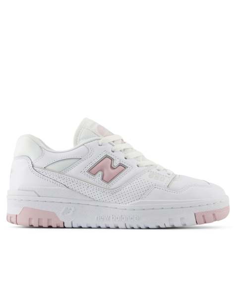 New Balance 550 trainer trainers in white - view 1