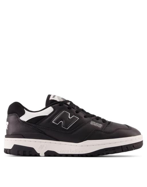 New Balance 550 trainers in black and white | ASOS