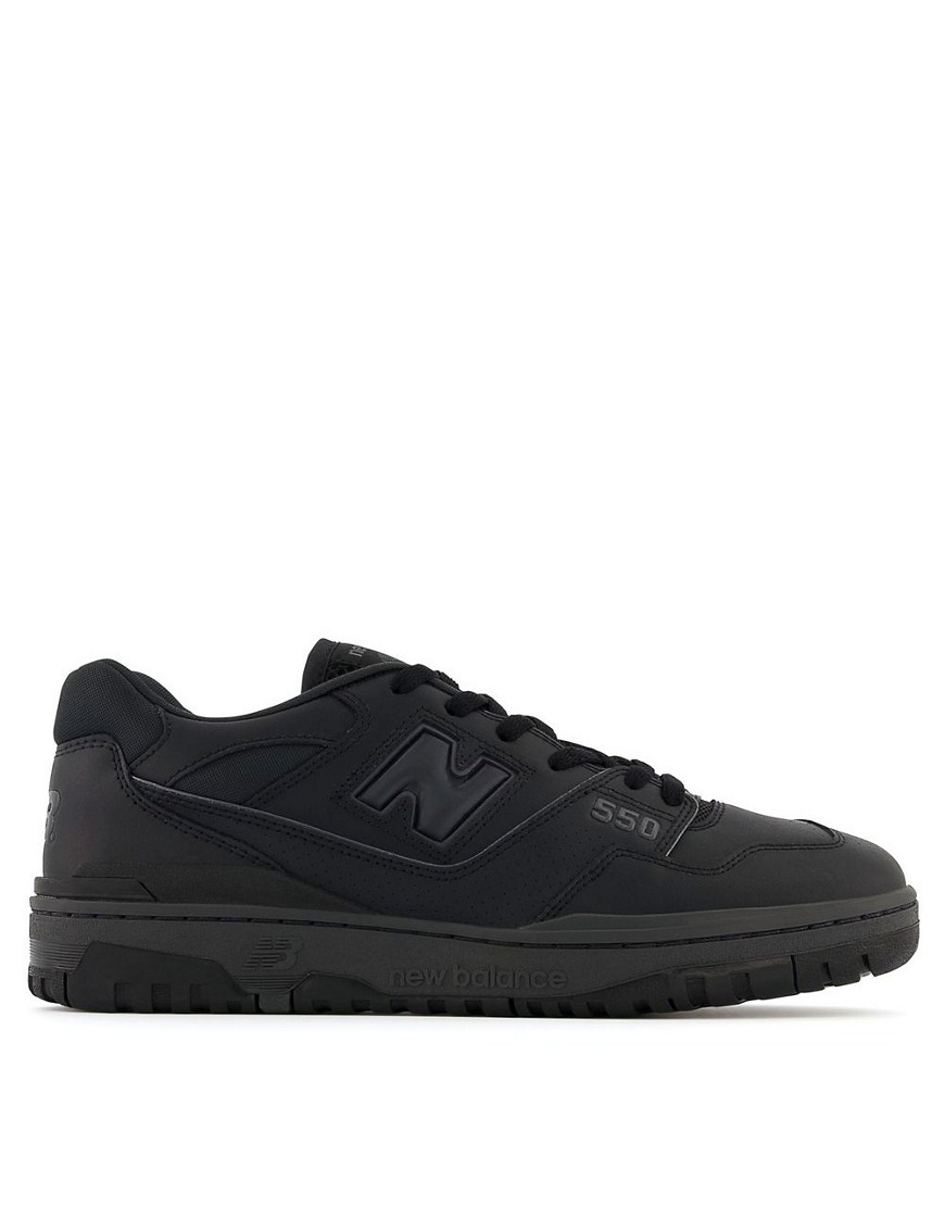 New Balance 550 trainers in black
