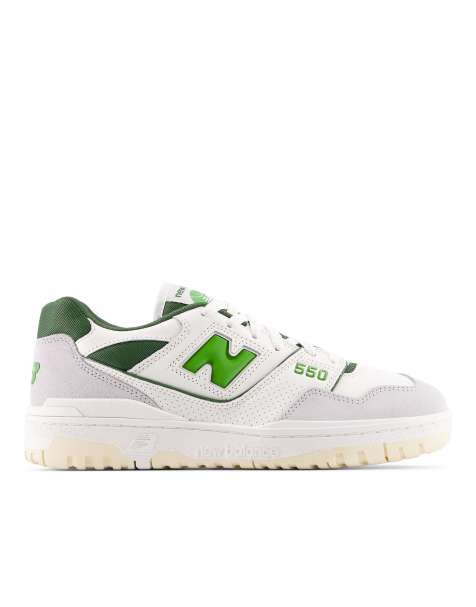 New Balance 550 trainers in sea salt - view 1