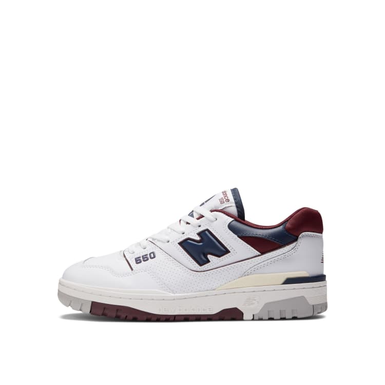 New Balance trainers white and burgundy | ASOS