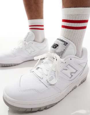 New Balance 550 trainers in white and grey | ASOS