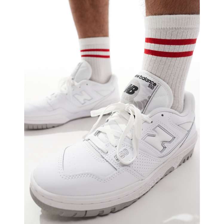 New Balance 550 trainers in white and grey | ASOS