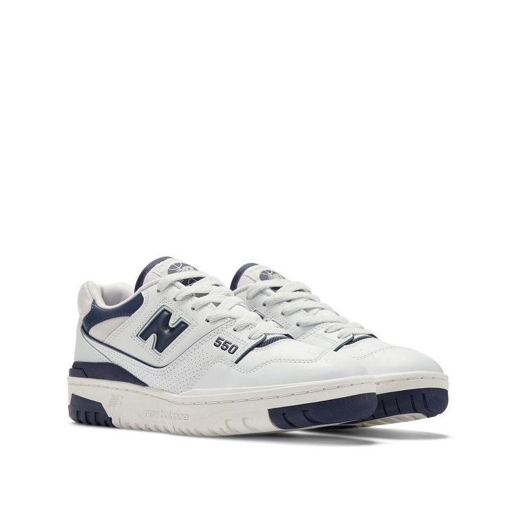New Balance 550 trainers in white and navy | ASOS