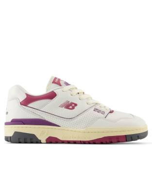  550 trainers  with pink detail