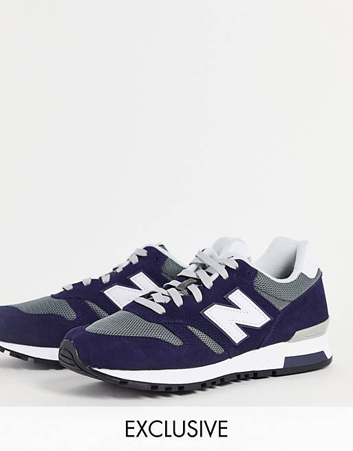 New Balance 565 Classic trainers in navy