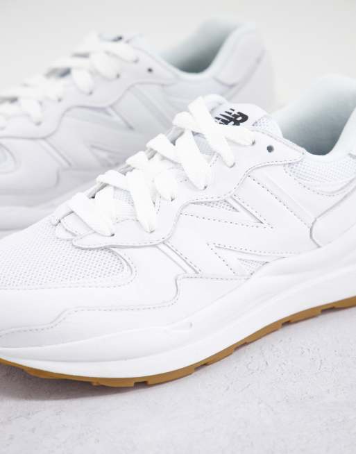 White leather new store balance shoes