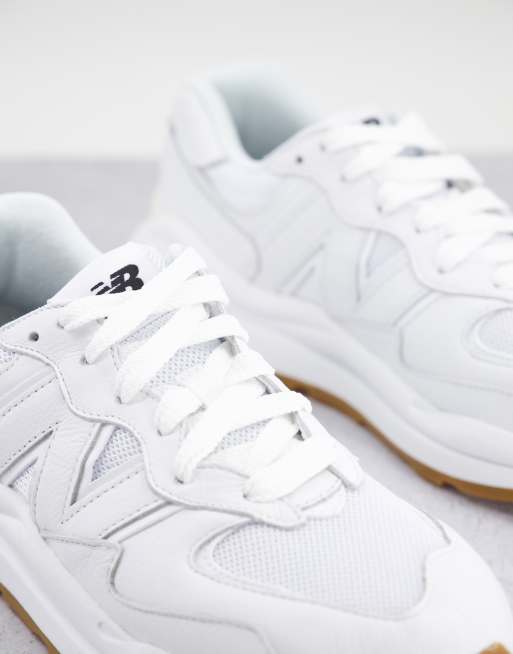 New balance 2025 blancas de cuero