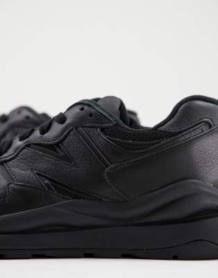 leather black new balance