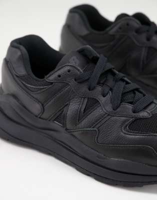 new balance schwarz leder