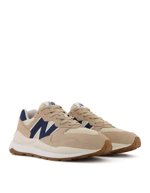 New Balance 57/40 sneakers in off white exclusive to ASOS