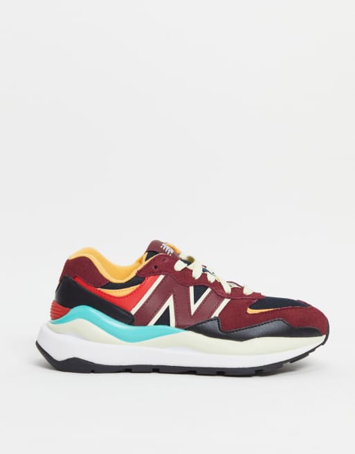 New Balance 57/40 sneakers in burgundy