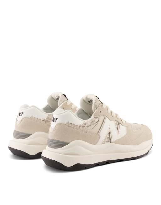 New Balance 57/40 sneakers in off white exclusive to ASOS