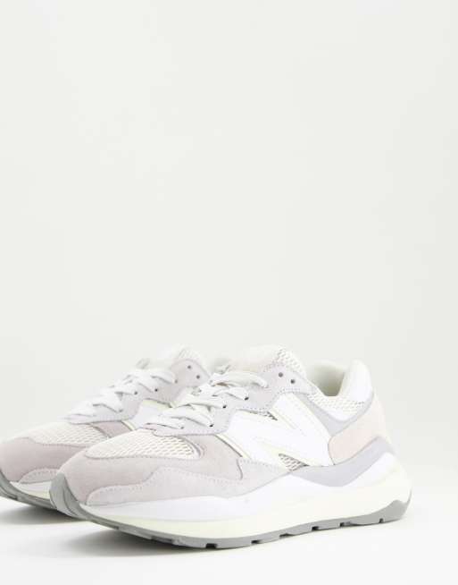 New Balance 57/40 sneakers in off white exclusive to ASOS