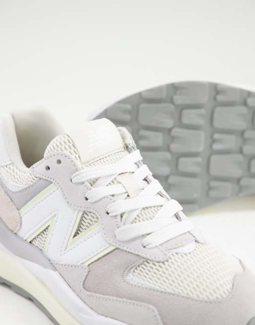 New Balance 57/40 sneakers in off white exclusive to ASOS