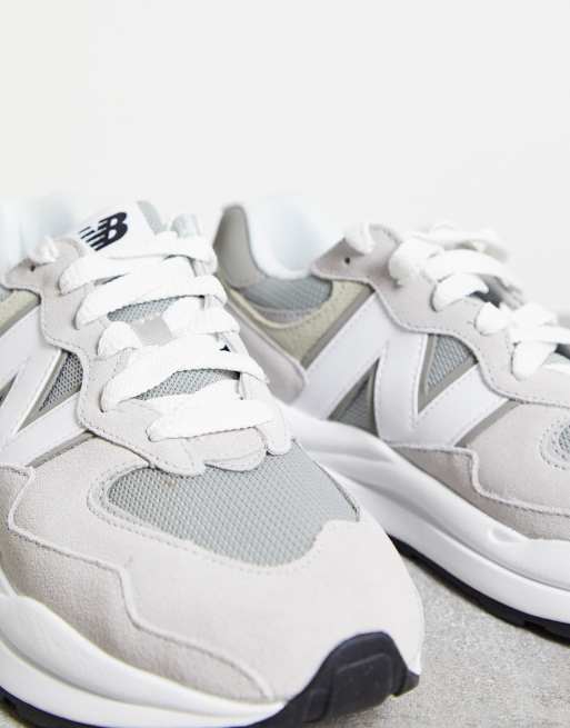 New Balance 57/40 sneakers in off white exclusive to ASOS