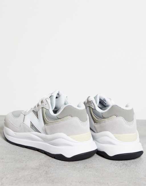 New Balance 57/40 sneakers in off white exclusive to ASOS