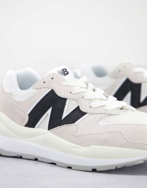 New Balance 57/40 sneakers in off white exclusive to ASOS