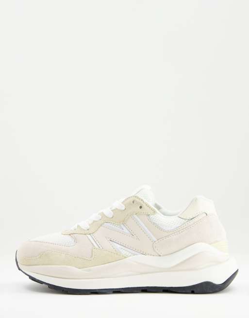 New Balance 57/40 sneakers in off white exclusive to ASOS