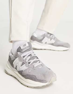 new balance grey suede sneakers