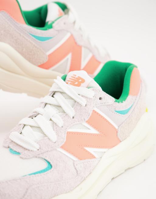 New Balance 57/40 sneakers in off white exclusive to ASOS