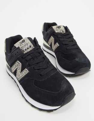 new balance ml574 dames zwart