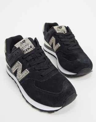 new balance 574 leopard