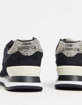 new balance ml574 dames zwart