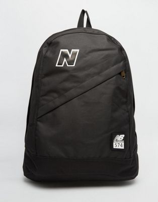new balance 574 backpack black