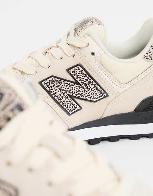 New Balance - 574 - Baskets à imprimé animal - Gris New Balance - 574 - Baskets à imprimé animal - Gris