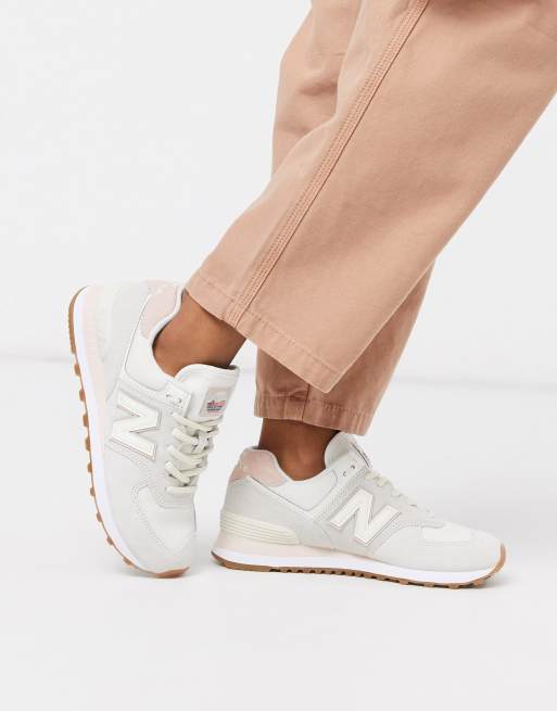 New balance shop femme 574 beige