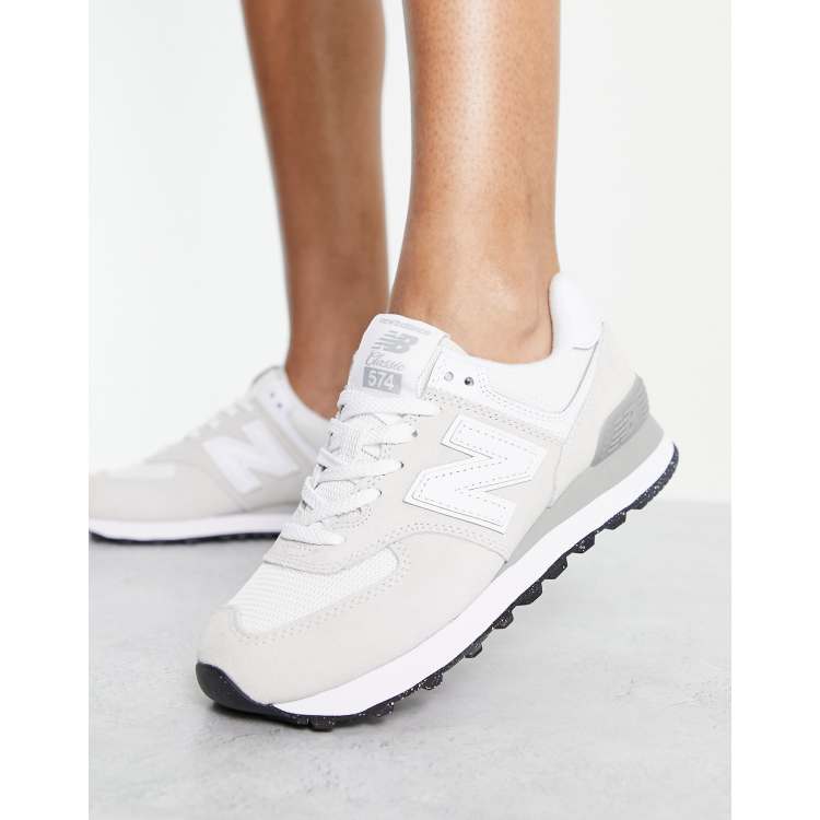 New balance femme blanche on sale 574