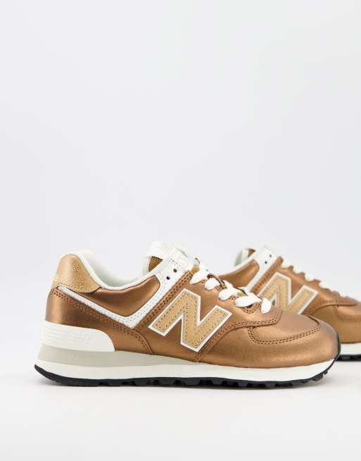 New balance femme 574 bronze online