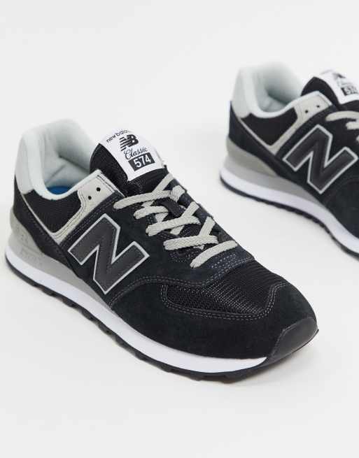 New balance 574 noir gris new arrivals