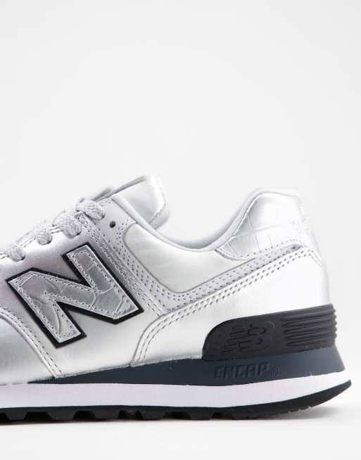 New balance cheap 574 femme argent