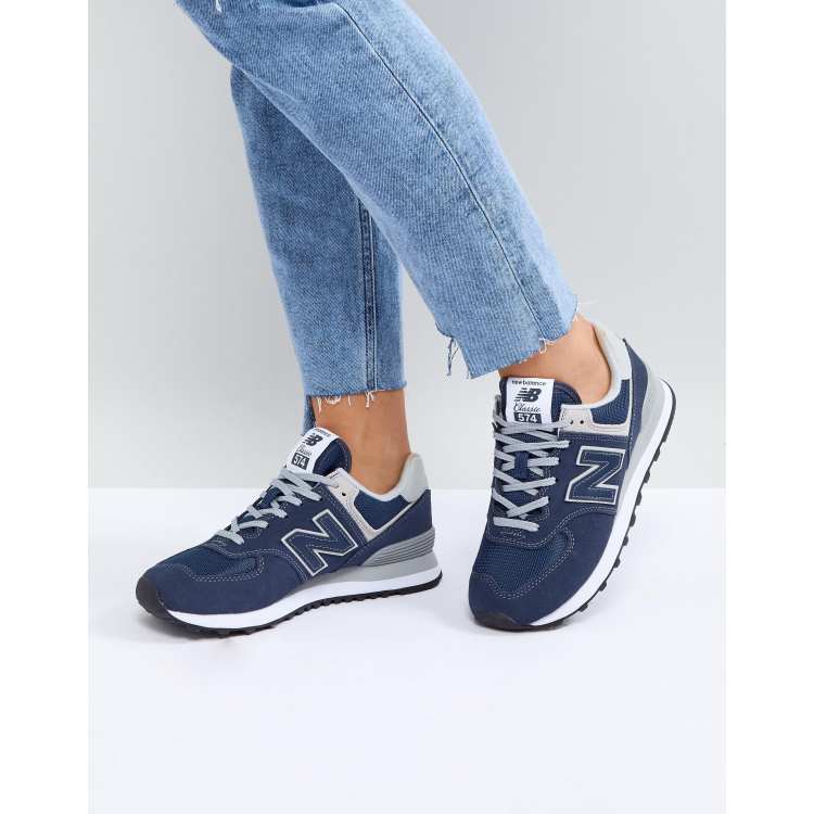 New balance fille clearance bleu