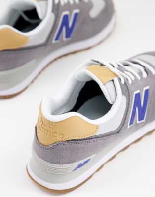 new balance gris bleu