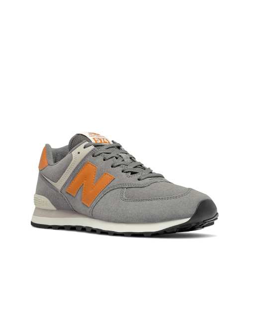 New balance grise et orange clearance fluo