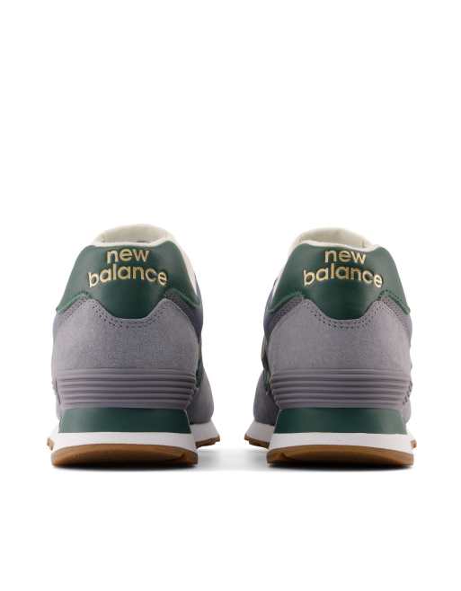 New balance 574 store grise et verte