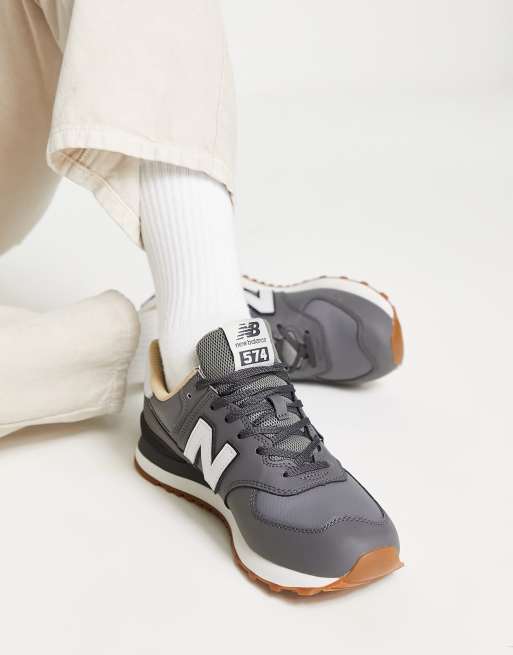 New balance shop gris fonce