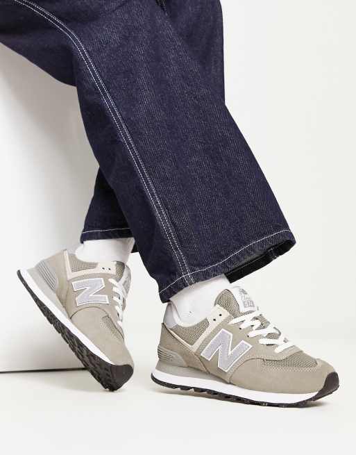 New balance clearance 574 gris argent