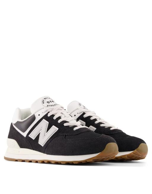 New balance ml574 shop noir et blanc