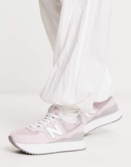 New balance femme rose on sale clair