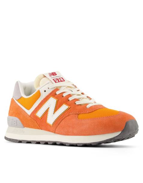 New Balance - 574 - Baskets - Rouge - view 1