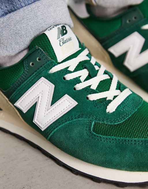 New balance 574 deals noir et vert