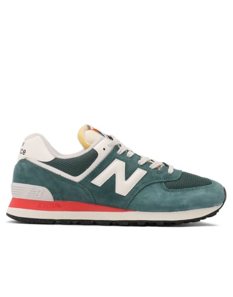 New Balance - 574 - Baskets - Vert - view 1