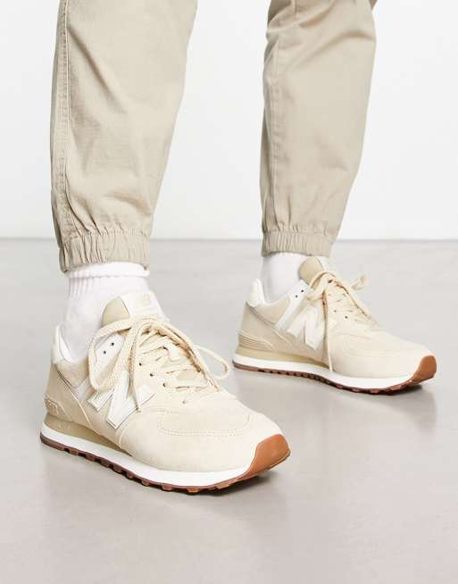 New Balance 574 – Beżowe buty sportowe, 4 z 4