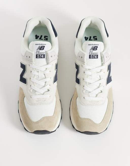 New Balance – 574 – Beżowo-czarne buty sportowe, 3 z 5