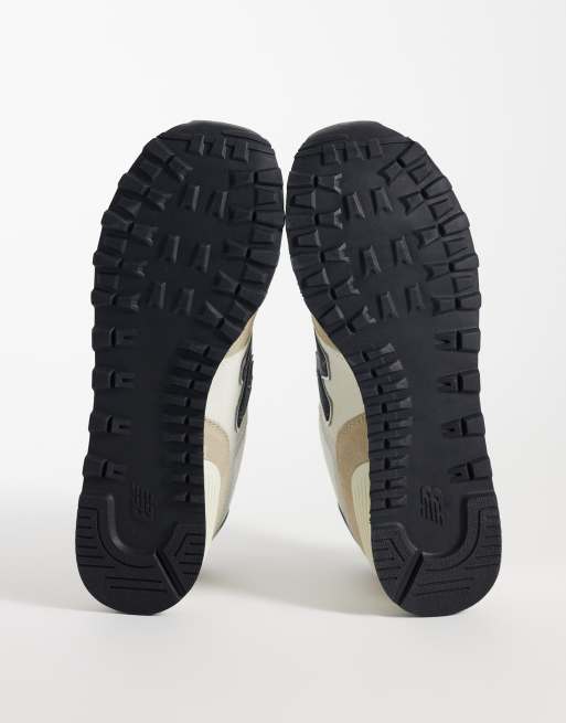 New Balance – 574 – Beżowo-czarne buty sportowe, 5 z 5